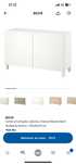 Movel IKEA baixo com portas brancas