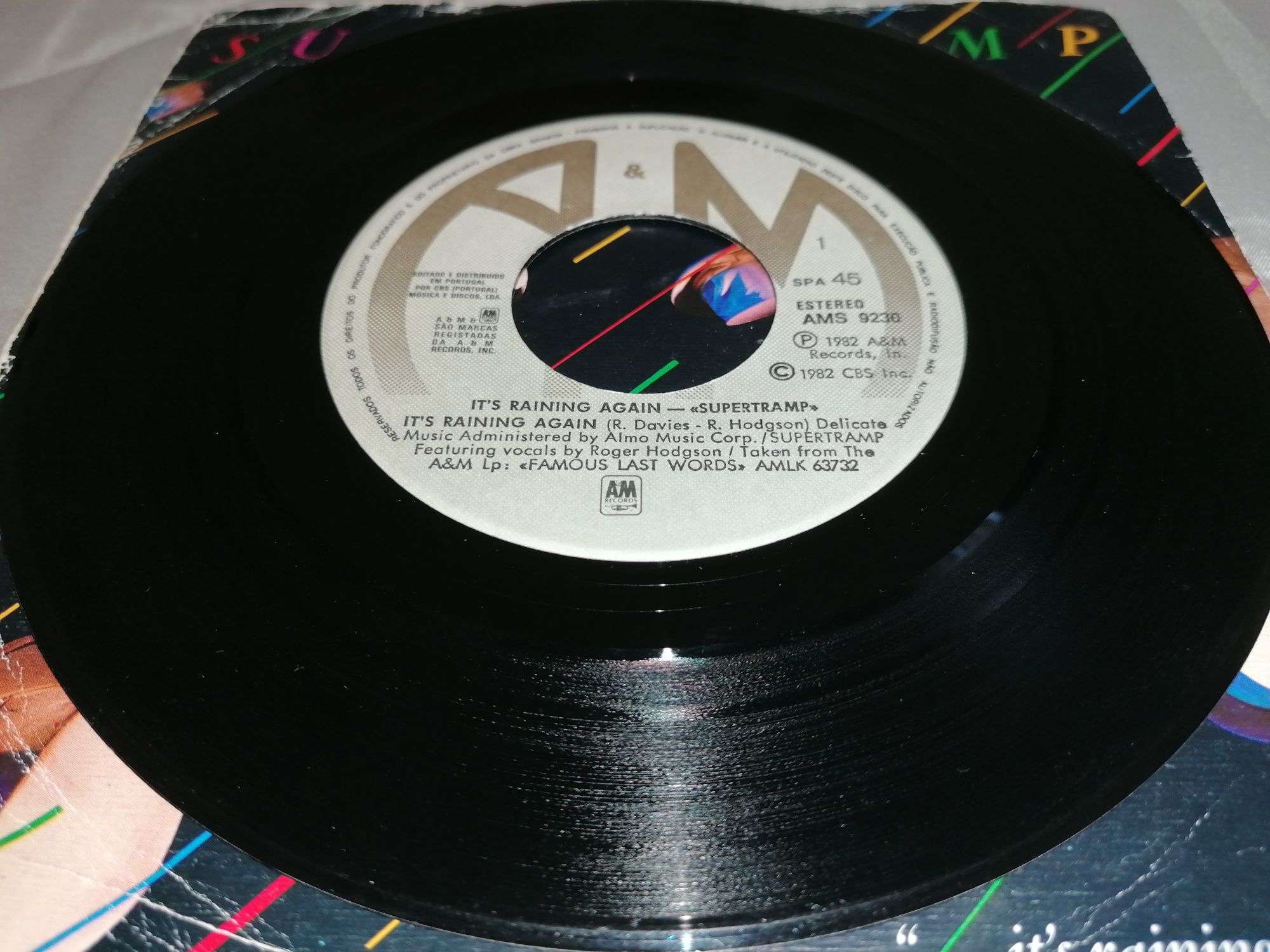 Vinil / Vinyl - Supertramp " its Raining Again " 1982