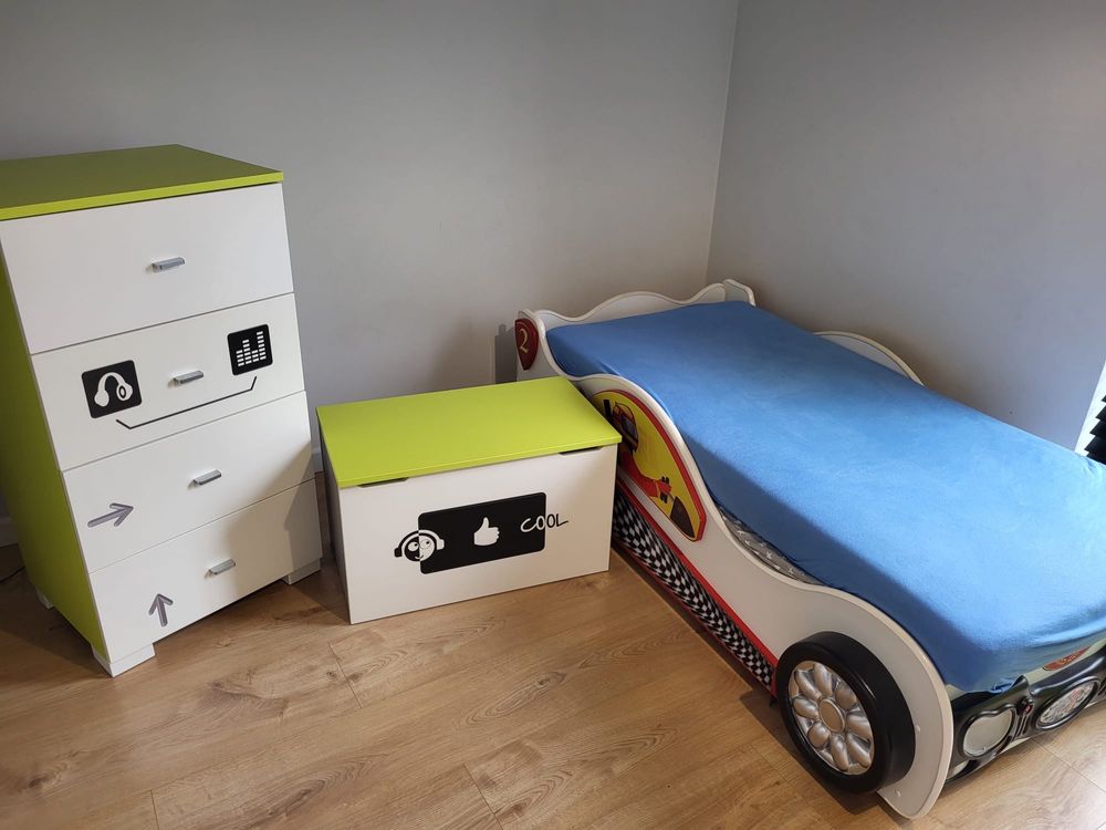 Łóżko dziecięce 70/140 - samochód auto