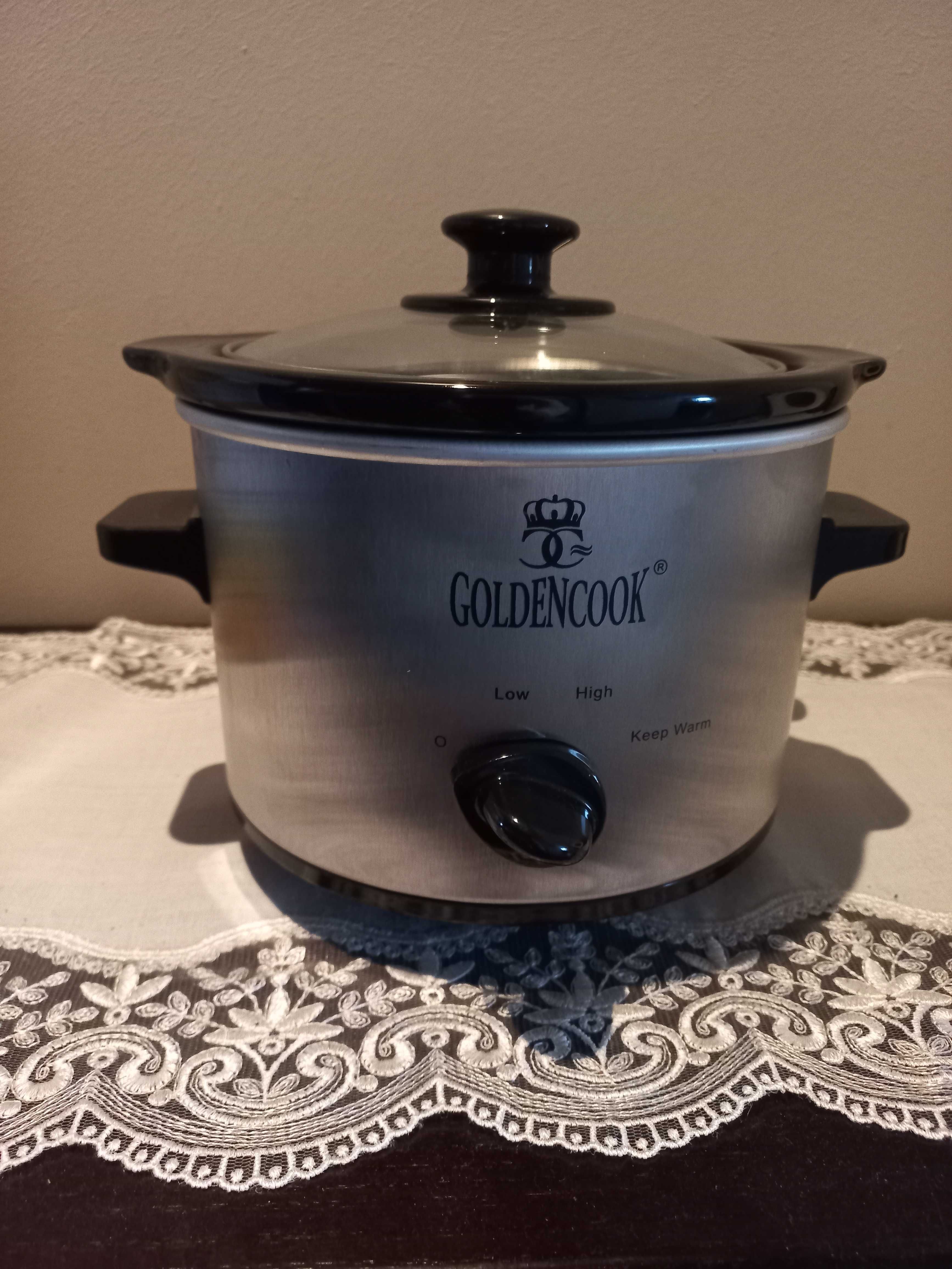 Garnek elektryczny Goldencook Soleto GEK-300 z wkładem ceramicznym