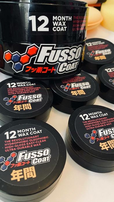Soft99 Набір: Віск Fusso 12М + Glaco Ultra Антидощ + Очищувач (3-в-1)