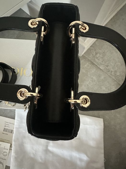 Lady Dior Small My ABCDior Bag Torebka czarna Nowa Nr seryjny