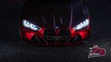 Auto Na Akumulator BMW M4 Czerwone Lakierowane