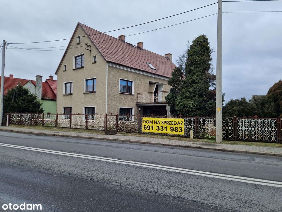 Gać – duży dom 300 m² plus 38 arów działki, garaże, stodoła, warsztat