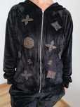 Dres welurowy roz  M/L czarny