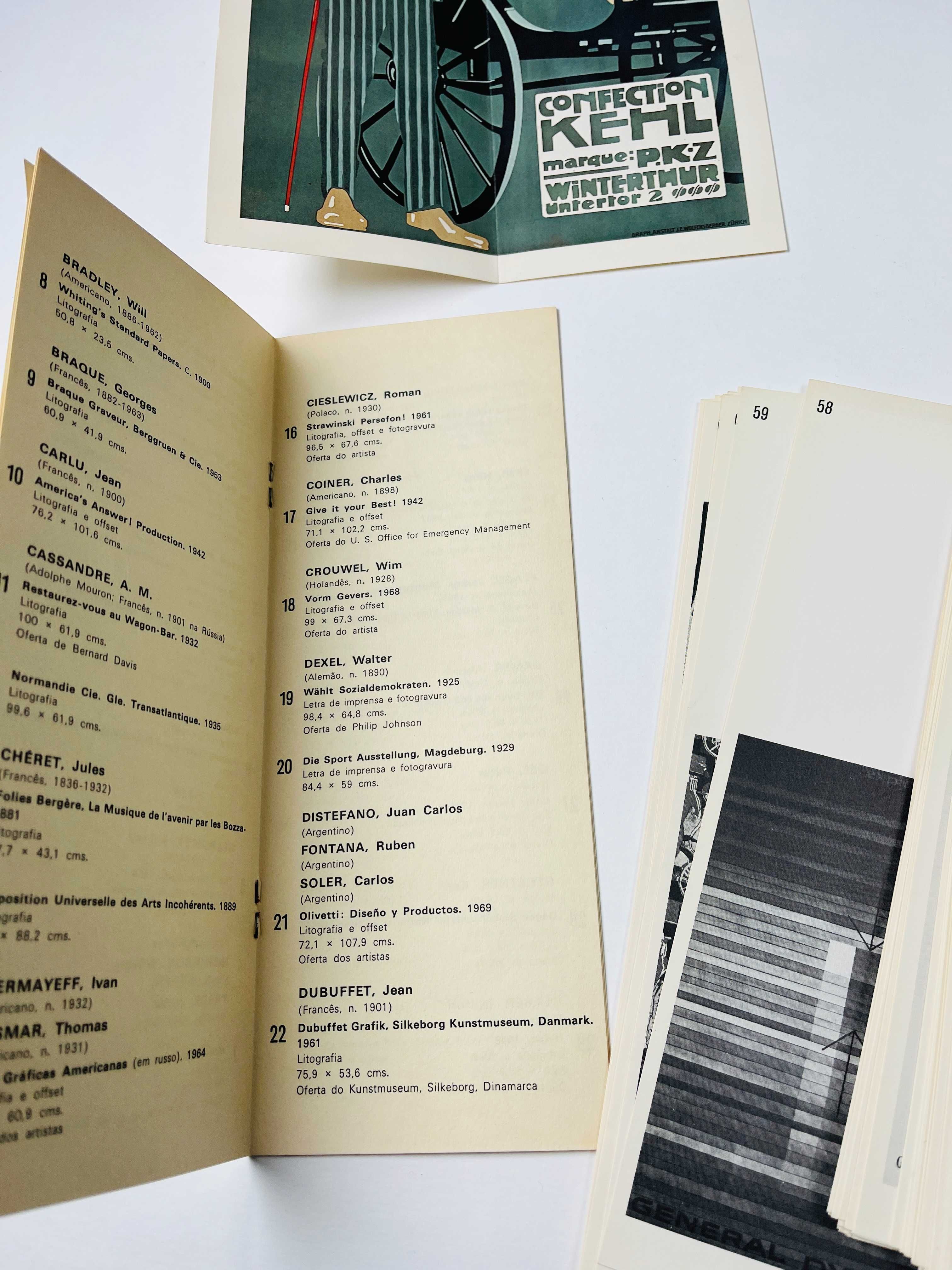 Catálogo Palavra e Imagem Cartazes da Colecção do M.O.M.A. 1973