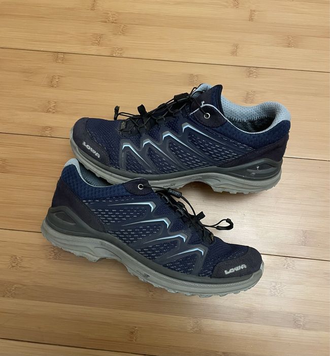 Трекінгові кросівки LOWA Maddox GTX LO steel blue gore-tex мембрані