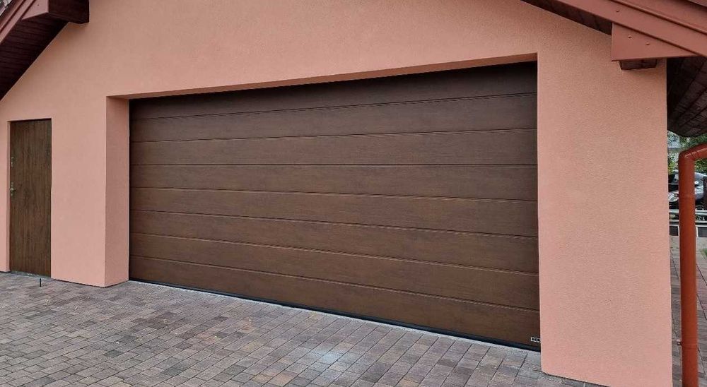 Brama Hormann 5000x2250 Orzech z napędem i montażem - Promocja Roku