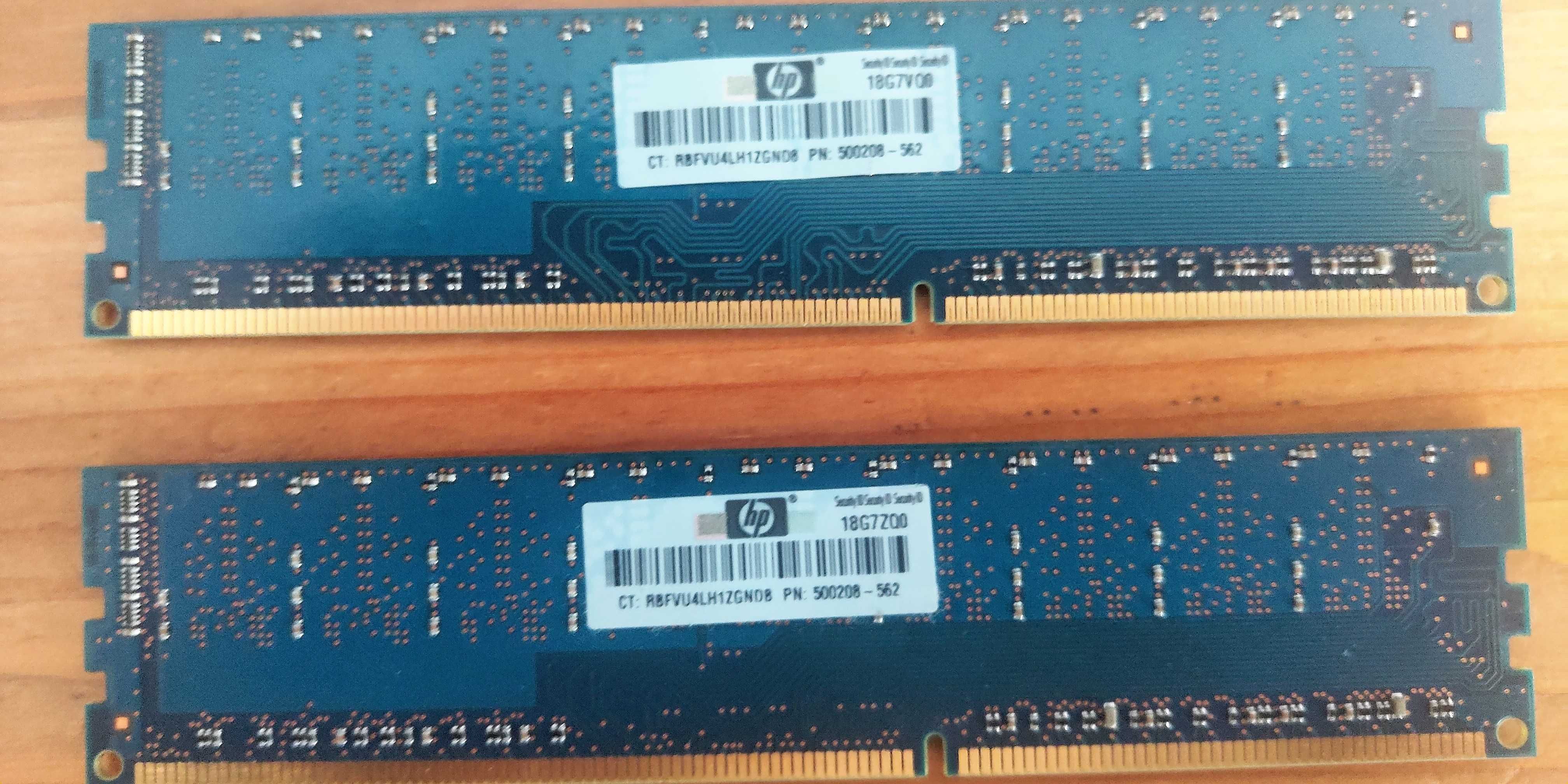 2x1 GB RAM DDR3 ECC HMT112U7TFR8C serwerowa