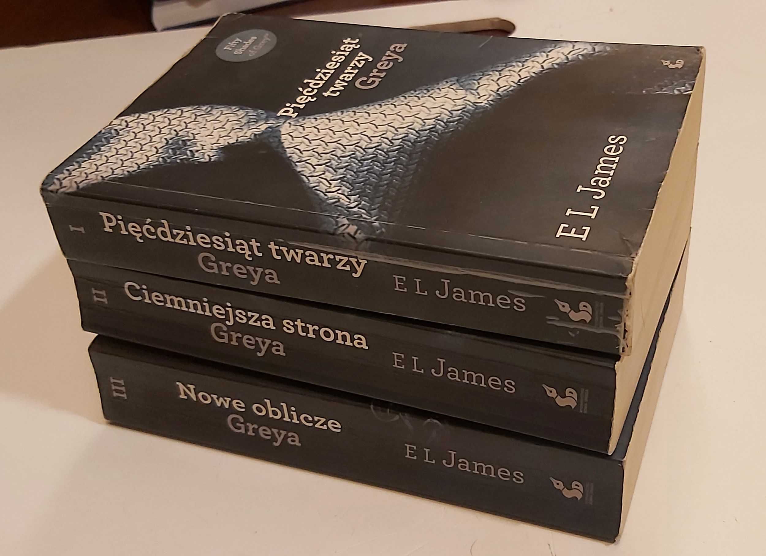 Trylogia Greya 1-3 komplet EL James GREY