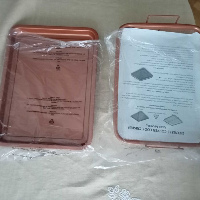 Koszyk miedziany do grillowania w piekarniku kuchennym