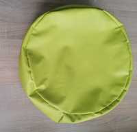 Pufa pufka okrągła limonkowa siedzisko dla dzieci średnica 40 cm x 17c