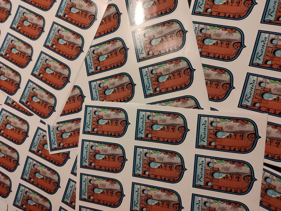 Autocolante Ronda em Vinil BMW F800 GS 1200 África twin honda NC GT