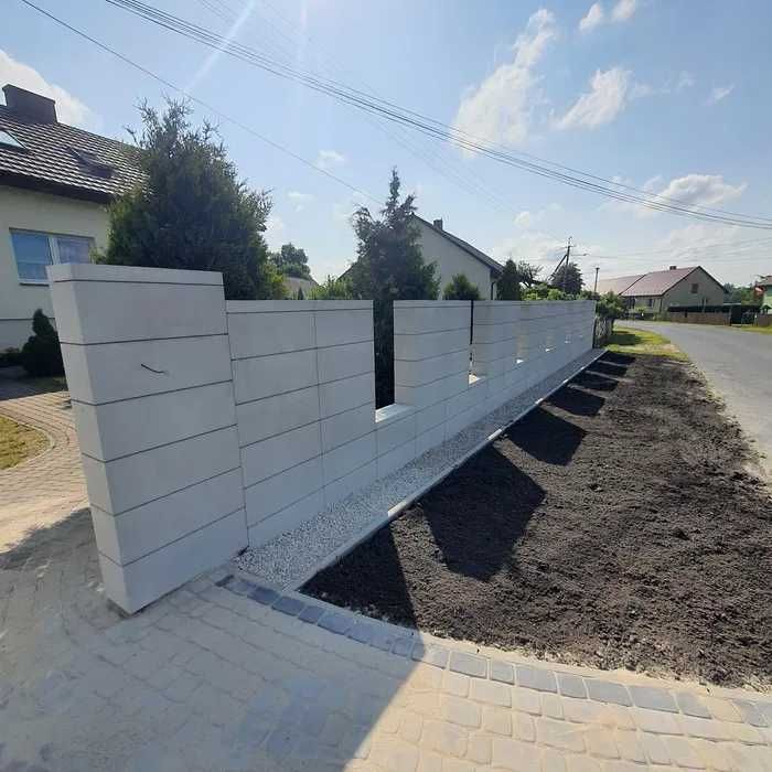 Układanie kostki brukowej i ogrodzenia frontowe,joniec,panelowe,tarasy