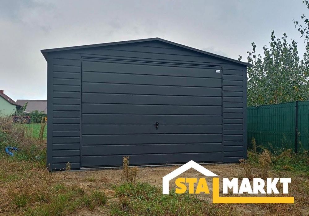Premium Garaż Blaszany 4 x 6m przywóz i montaż Gratis