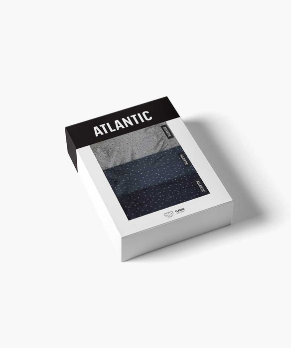 Трусы мужские Атлантик брифи класичний бік ATLANTIC  набори асортимент