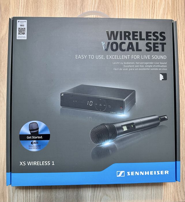 Microfone sem fios SENNHEISER usado 4x