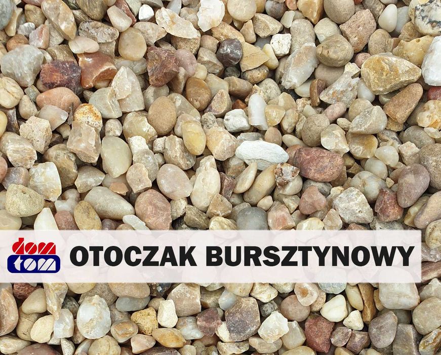 Otoczak Bursztynowy (Kamień Okrągły, Ozdoba, Ogród, Kruszywo Ogrodowe)