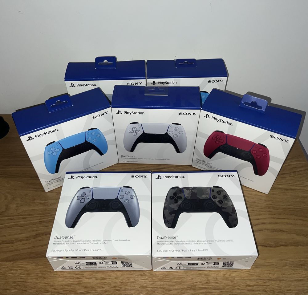 PS5 | Comandos Dualsense Silver, Camouflado, Vermelho…  Playstation 5