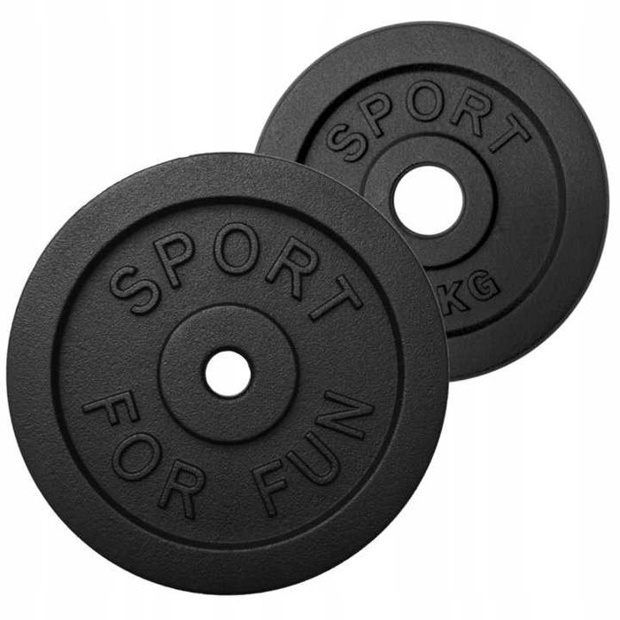 Hantle żeliwne 2x10kg Walizka zestaw regulowany 20kg gryf talerze