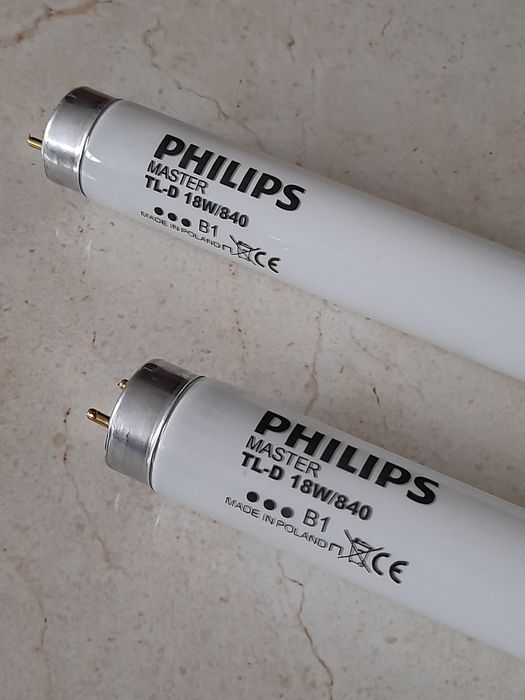 Żarówki PHILIPS Master TL-D Super 80 18W/840 - 2 szt.