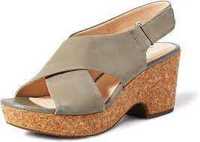 CLARKS / Marita Lara - sage nubuk ( 39 )