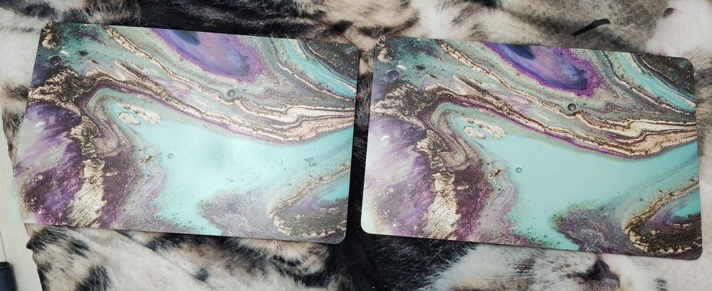 2x podkładka drewniana na stół