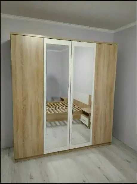 АКЦИЯ! Двуспальная кровать. Кровать 160х200. Спальни. Комод. Шкаф