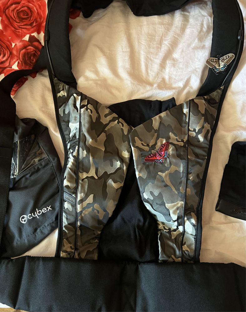 Переноска слінг кенгуру Cybex Platinum Yemaya Butterfly
