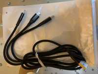 Шнур, Кабель зарядки 3в1, micro USB/Type C/iphone