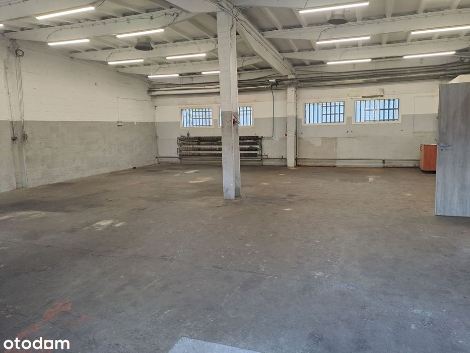 Magazyn/warsztat 288m2, poziom 0 od zaraz al. Roździeńskiego