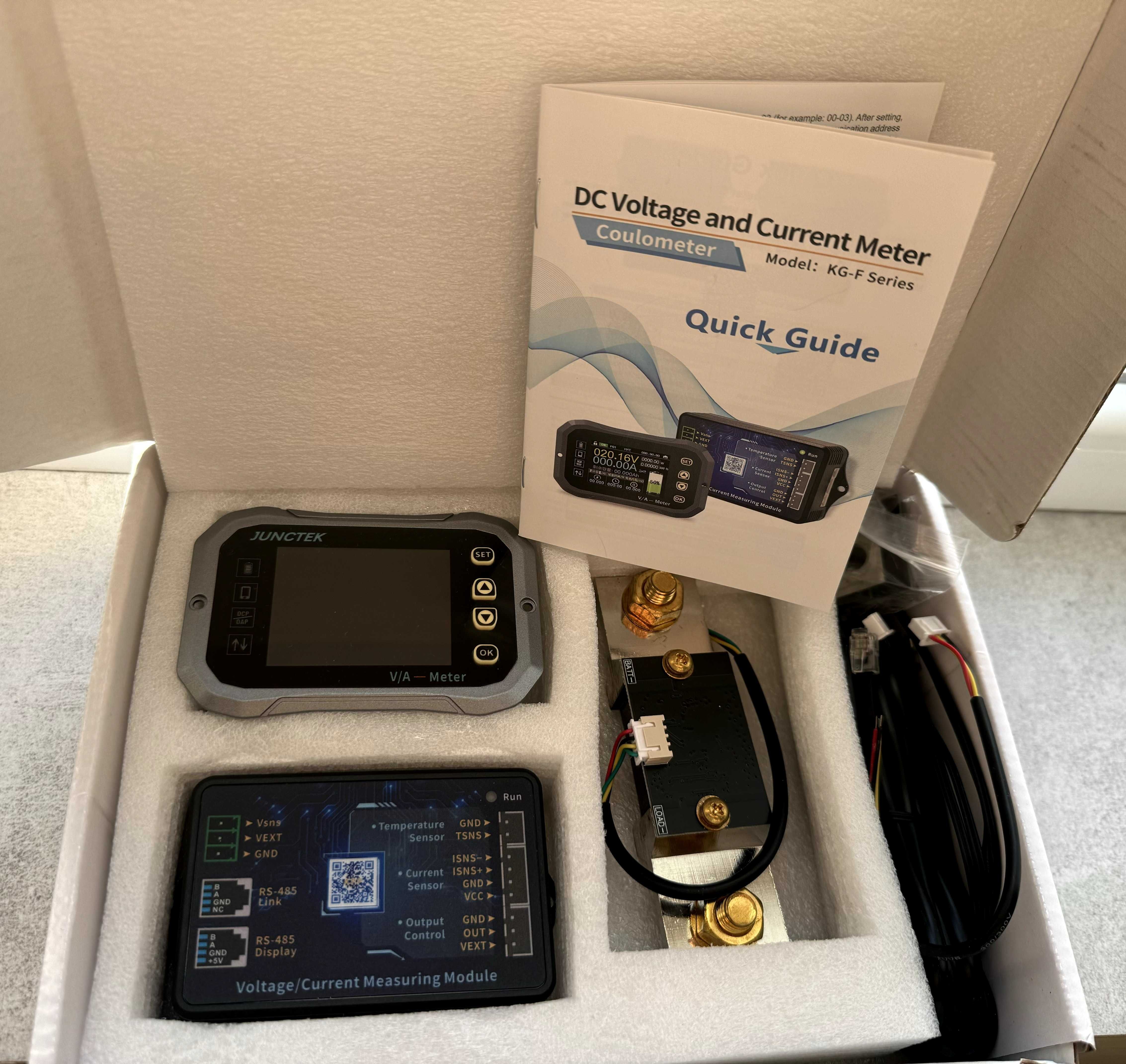 Монітор акумулятора LiFePO4 140А, Bluetooth - напруга,струм,ємність