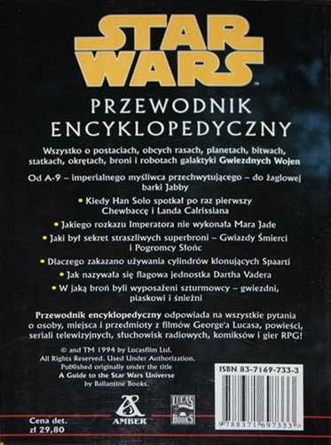 Star Wars Przewodnik Encyklopedyczny po Gwiezdnych Wojnach Amber