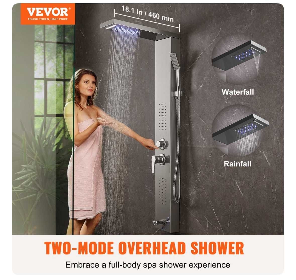 VEVOR - Coluna de Hidromassagem / Duche