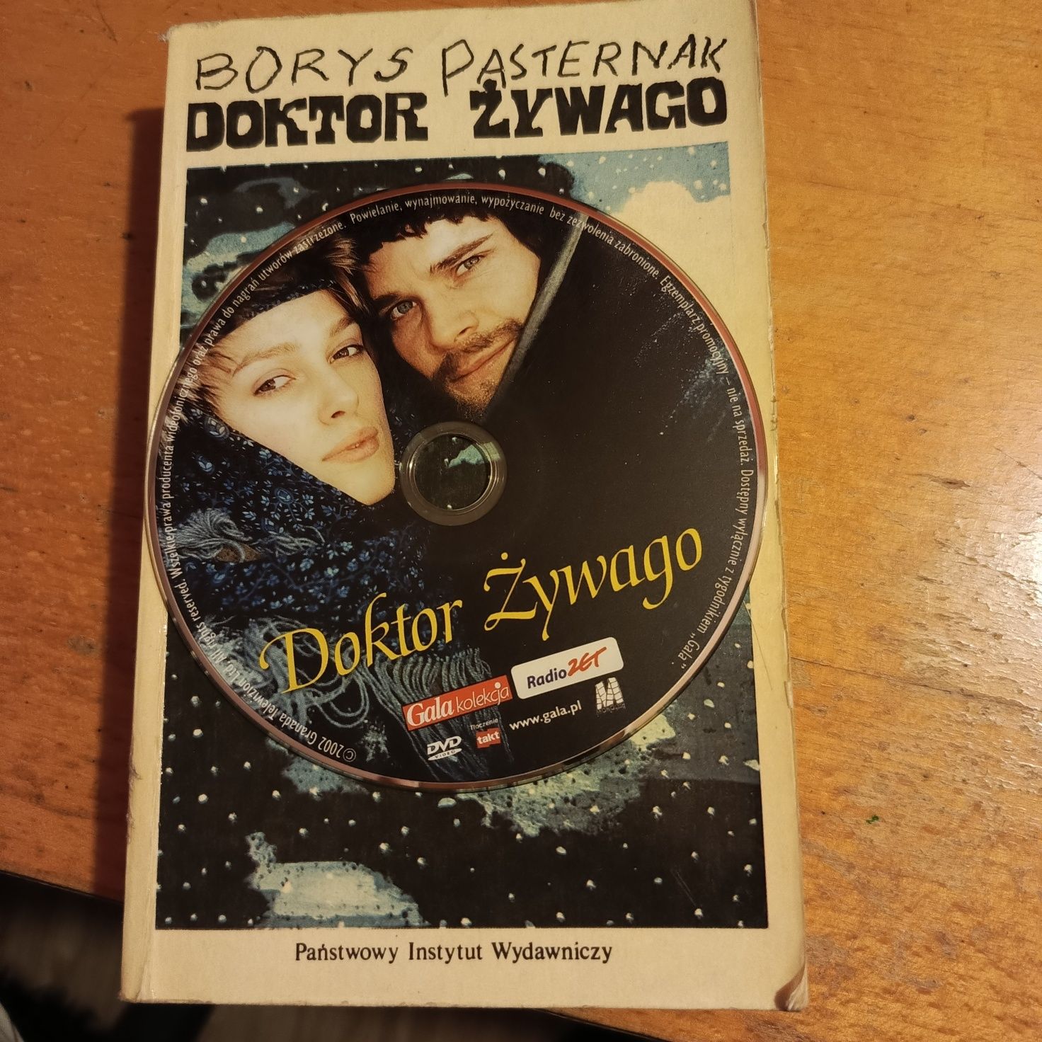 Doktor Żywago ksiazka i film na DVD