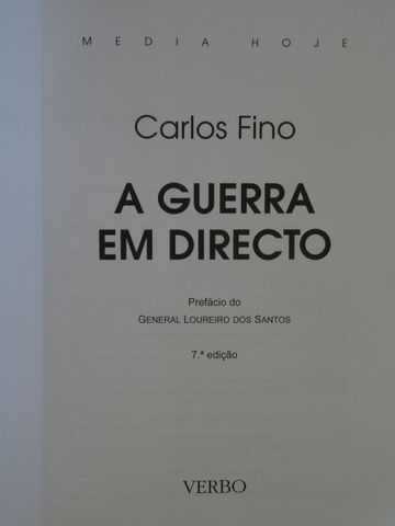 A Guerra em Directo de Carlos Fino