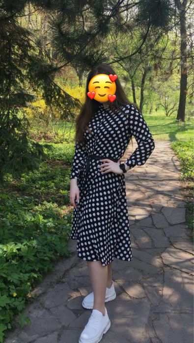 Сукня в горошок бюджетно