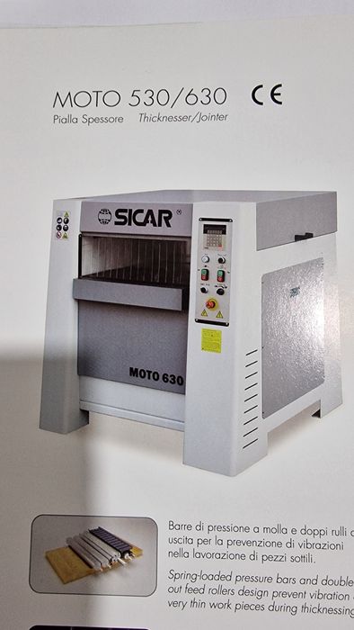 Desengrossadeira sicar elevação eletrica maquinas de carpintaria