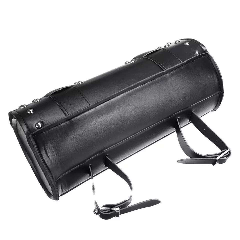 Bolsa ferramenta bainhas moto pele sintética chopper bobber cafe racer