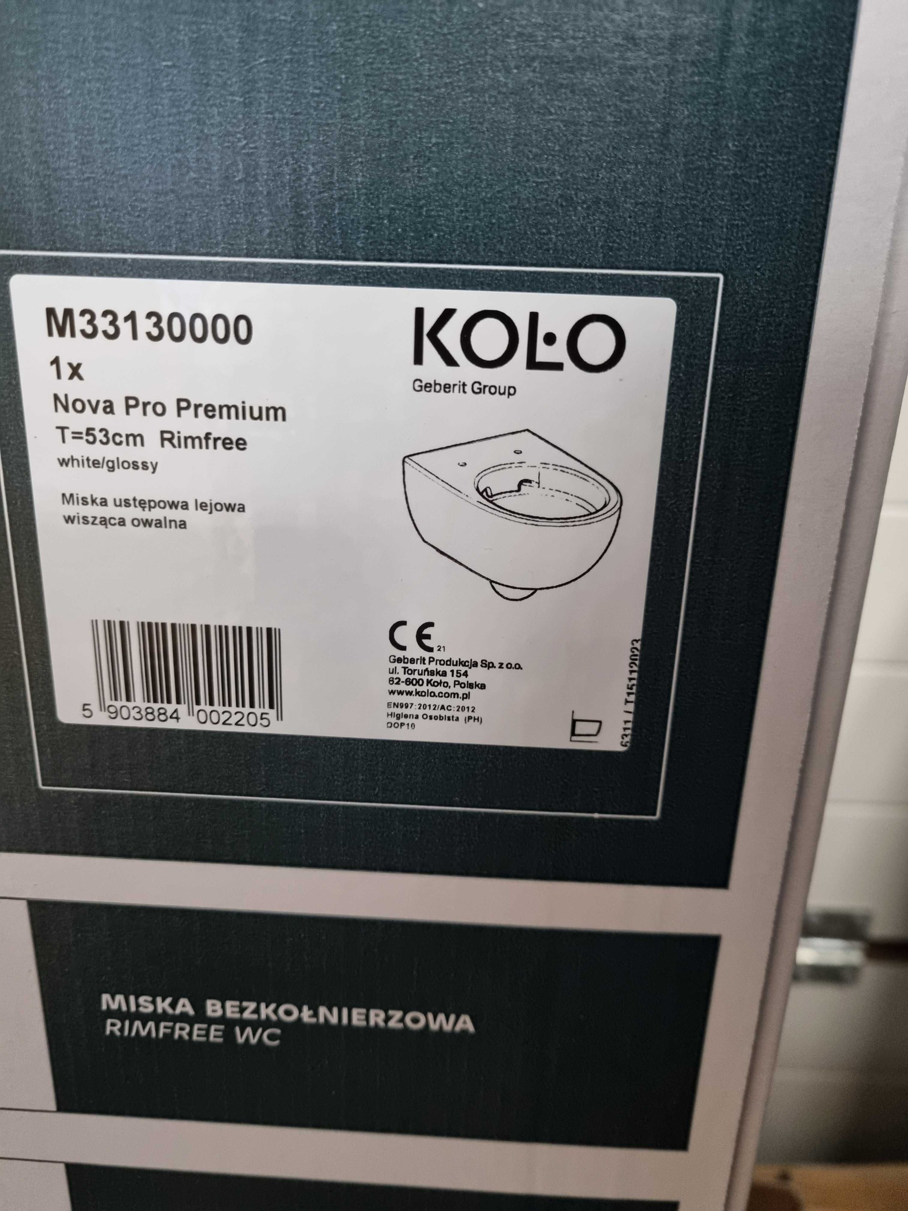 Miska wc Nova Pro Premium z krytymi mocowaniami