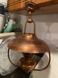 Lampa miedz wiszaca zyrandol