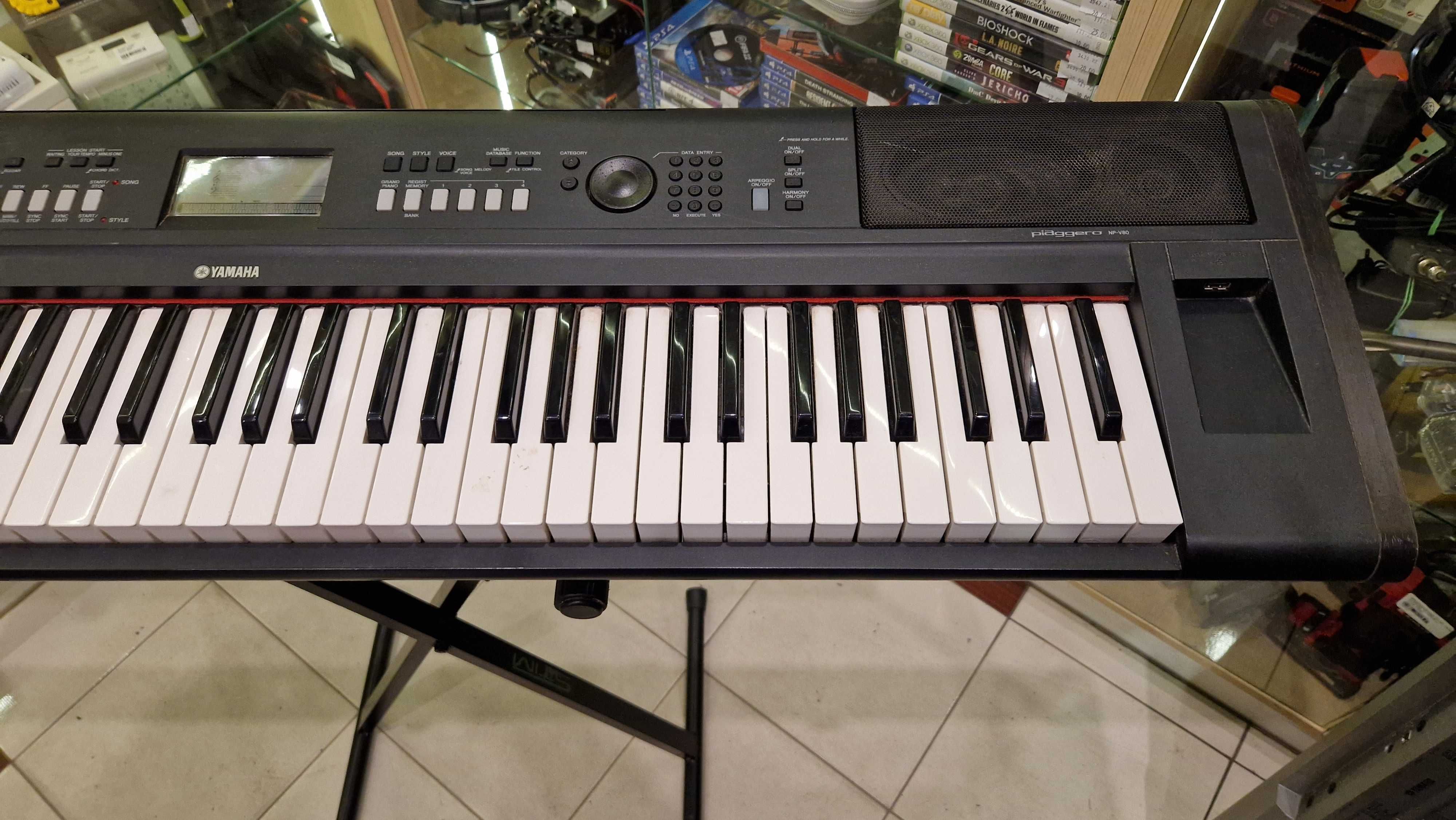Keyboard Yamaha Piaggero NP-v80 / Komis Krzysiek