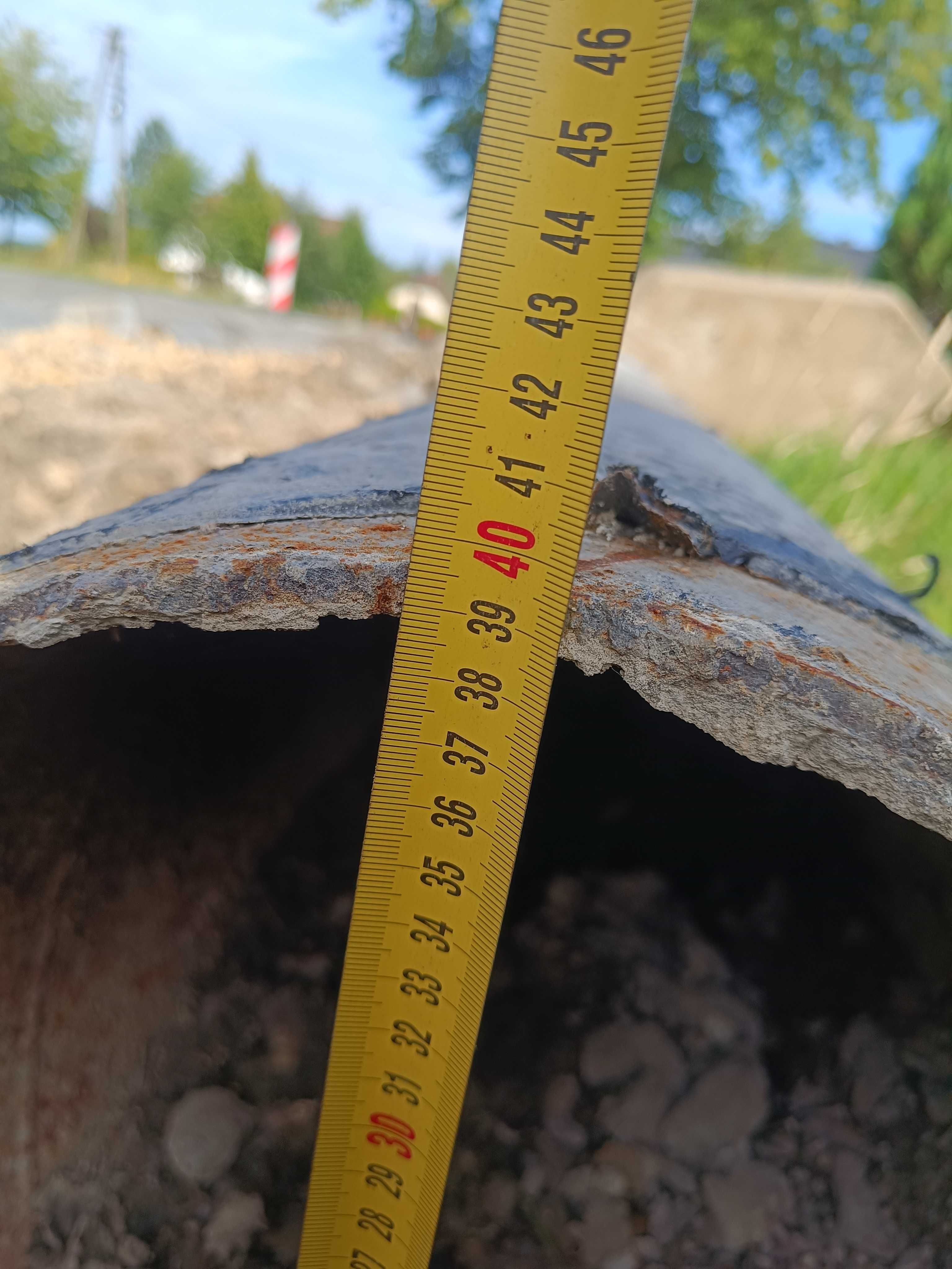 Przepust, mostek fi 400, Zestaw  Rura + ścianka betonowa