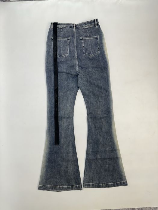 Rick Owens DRKSHDW bolan banana джинси сині синие штани джинсы клеш M