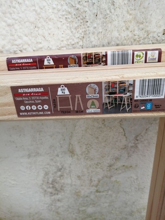 Cavaletes como novos