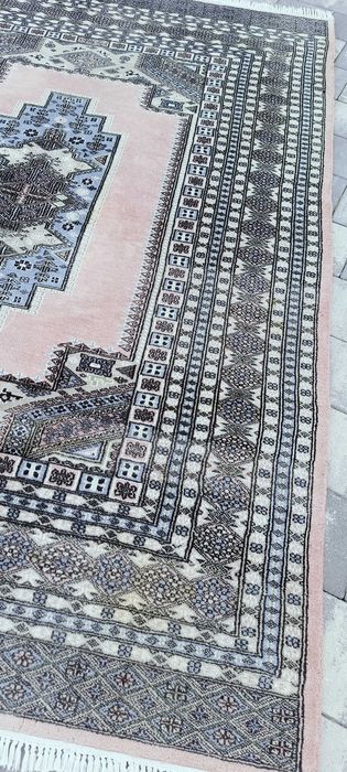 Pakistański dywan wełniany 243 x 157 cm wełna 100% tk. ręcznie Buchara