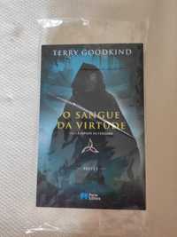 Livro O sangue da Virtude Terry Goodkind