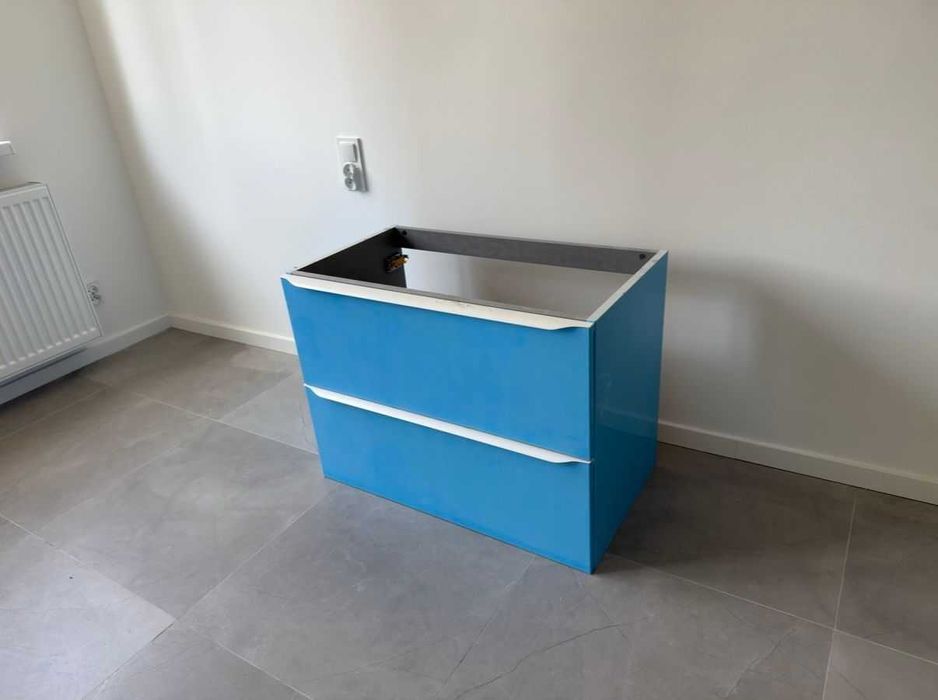 Nowa Szafka pod umywalkę GoodHome Imandra 80 cm wisząca biały mat