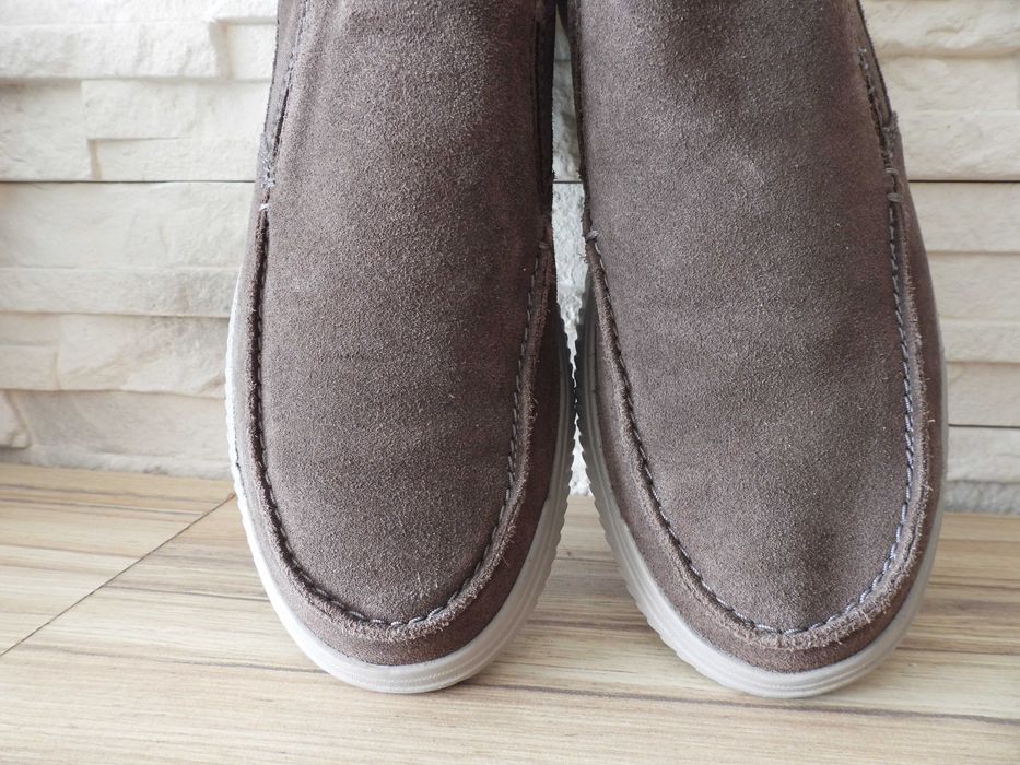 Clarks skórzane lekkie mokasyny 28 cm