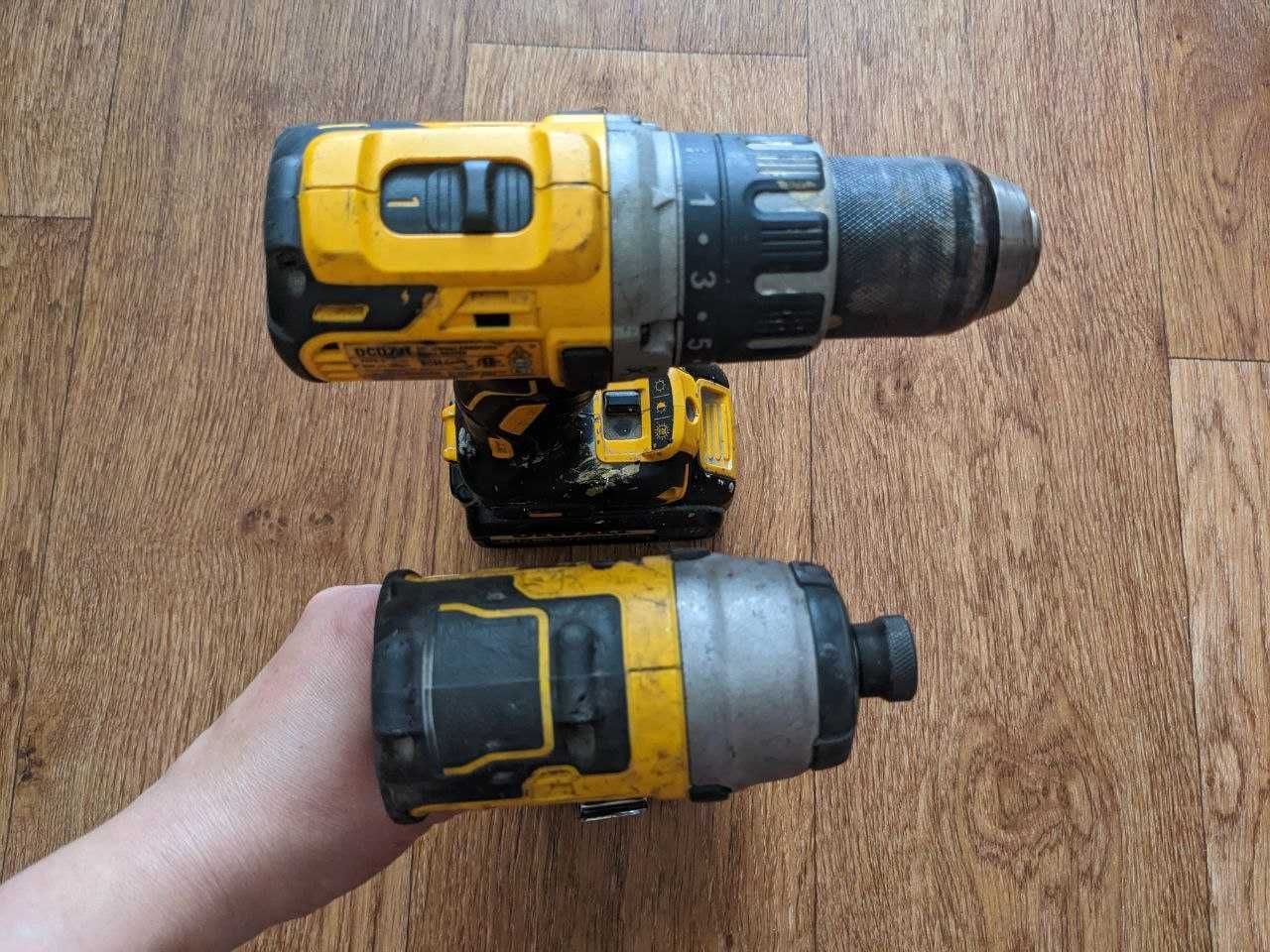 Набор бесщеточных шуруповертов Dewalt DCD791 / DCF809 20V
